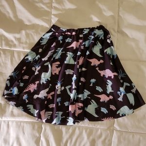 Funky dinosaur skater skirt